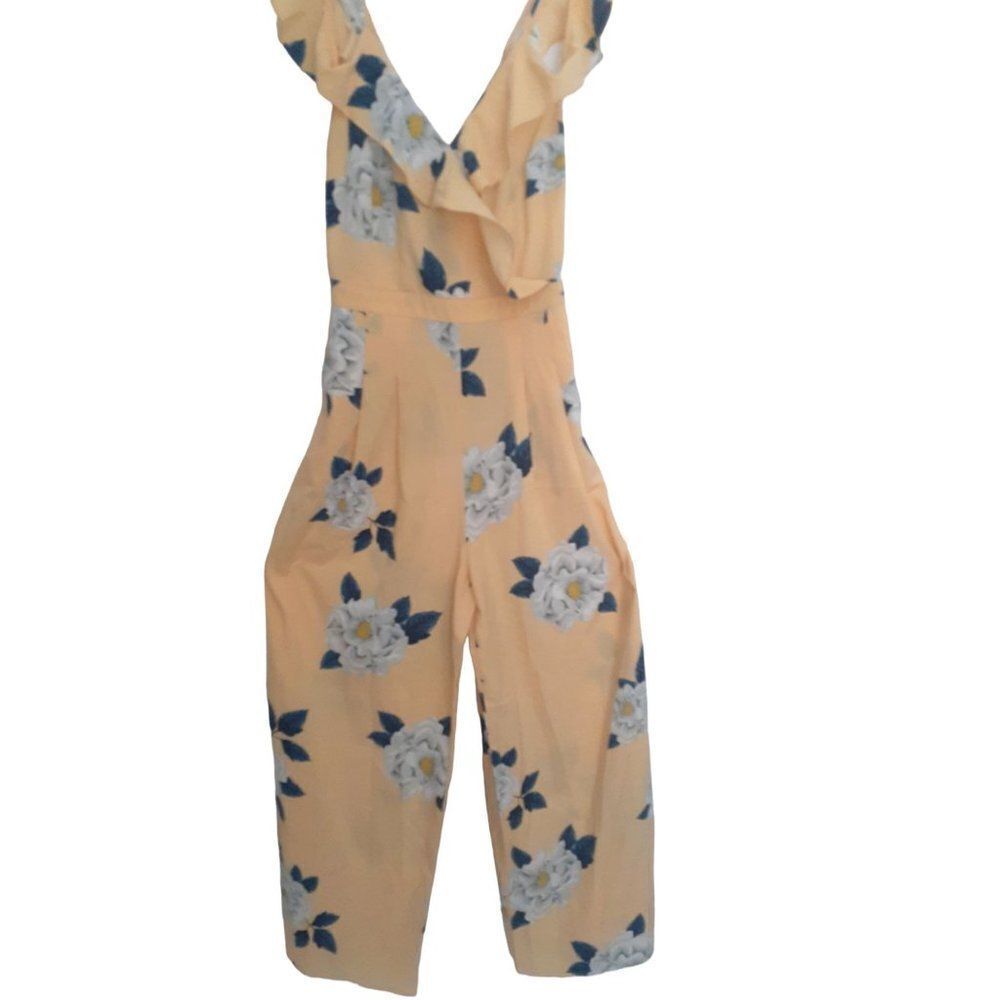 Womens Yellow Jumpsuit Size XS